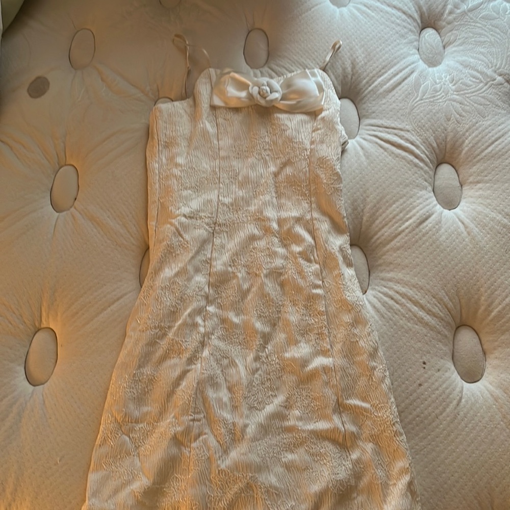 Chinese brand cute white dress